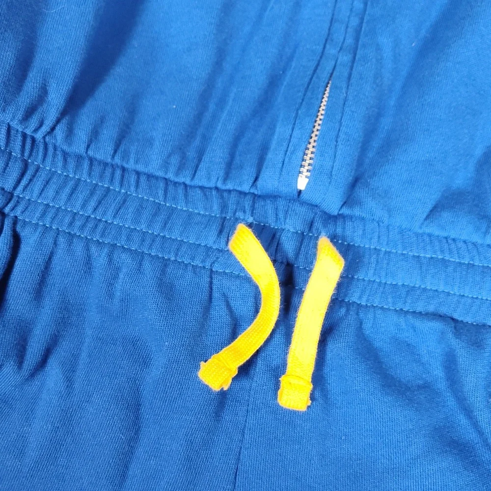 Polo Ralph Lauren Girls Spa Terry Fleece Hooded Romper L 12-14‎